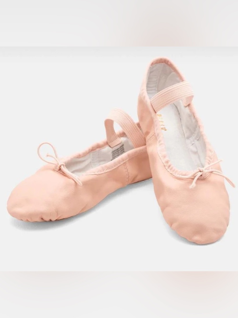 Bloch Dansoft Leather Ballet Shoes in Pink Leather Sz 7.5C